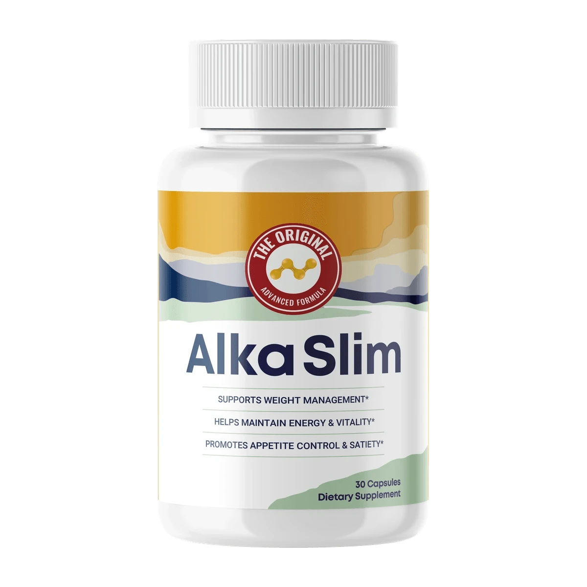 AlkaSlim natural botanical ingredients laid out