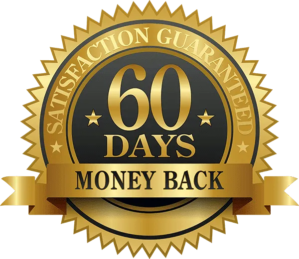 AlkaSlim 60 day money back guarantee badge